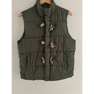 Buffalo David Bitton Men's Jantz Puffer Vest Plaid Lining Size M Preppy Country